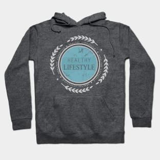 Healthy Lifestyle (blue) Hoodie